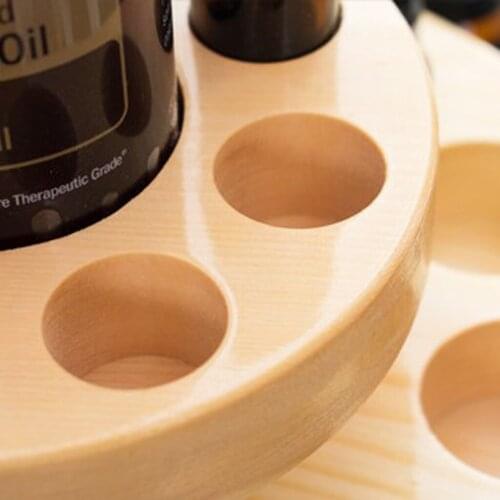 Beauty Retail Store Essential Oil Perfume Display Rack Stand Holder 63 Grids