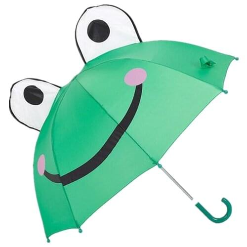 Multifunction Household Goods Children Umbrella Creative Cute Cartoon Animal Ear Automatic Students Umbrella Sunny