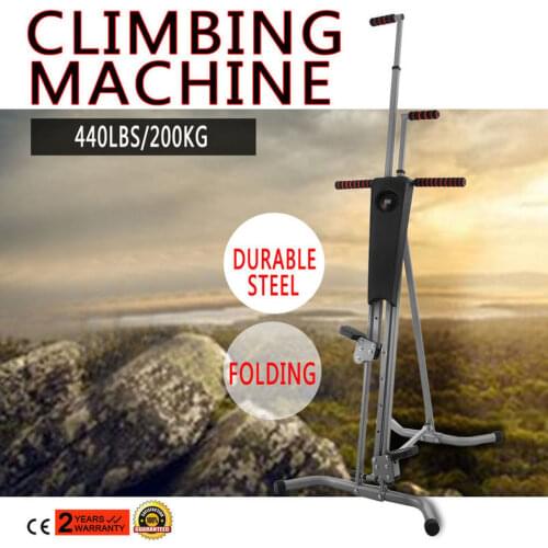 NEW Fitness Equipments Climber Vertical Stepper Exercise Fitness with Monitor & Manual Sealed Home Fitness Steppers Freeshipping