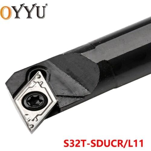 OYYU S32T-SDUCR11 S32T-SDUCL11 Carbide Inserts for Holder Lathe Cutter CNC Shank 32mm SDUCR SDUCL Turning Tool Boring Bar