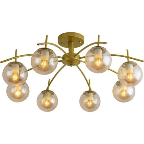 Nordic style home lighting living room ceiling decoration chandeliers led lights for room dormitorio bedroom modern minimal lamp