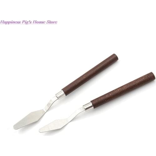 Professional Stainless Steel Artist Painting Palette Knife Kit Spatula Paint Art Craft Clay Tools High Quality 3pcs/set