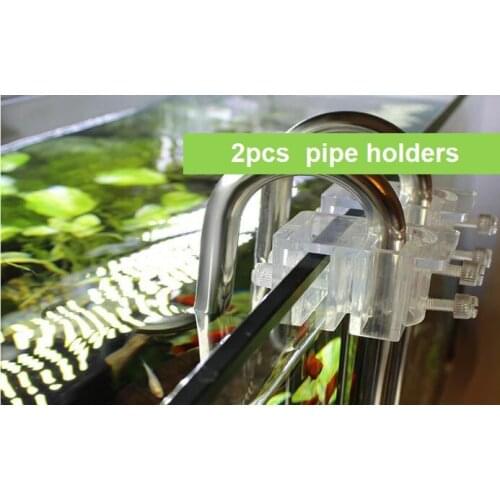 Lily glass pipe holder fix inflow outflow 13mm 17mm arcylic aquarium water plant fish tank landscape filter accessory