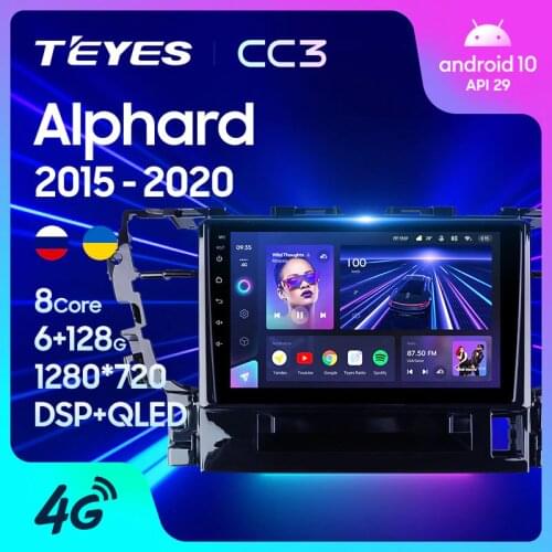 TEYES CC3 For Toyota Alphard H30 2015 - 2020 Car Radio Multimedia Video Player Navigation stereo GPS Android 10 No 2din 2 din dvd