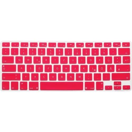 For Apple Macbook Air 13 Pro Retina 13'' 15'' A1466 A1502 A1398 A1278 A1286 German Us Enter Version Keyboard Cover Protector