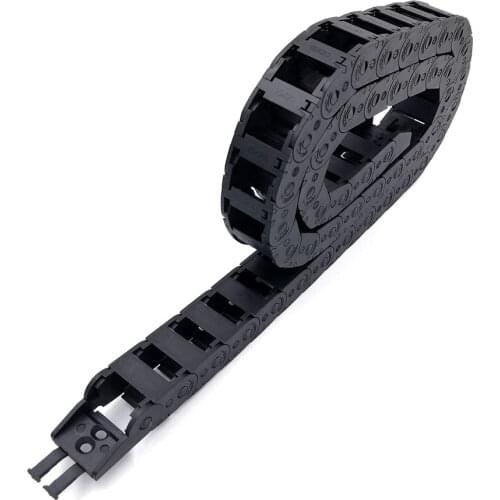 1 Meter 15x20mm Transmission Towline Drag Chain Wire Carrier Cable Bridge Type Exterior Opening With End Connectors Freeshipping