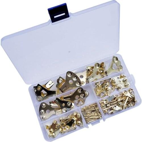 130pcs Heavy Duty Picture Hanging Kit Photo Frame Hooks Nails Hanger For Displaying Wall Mounted Home Decor Accessories