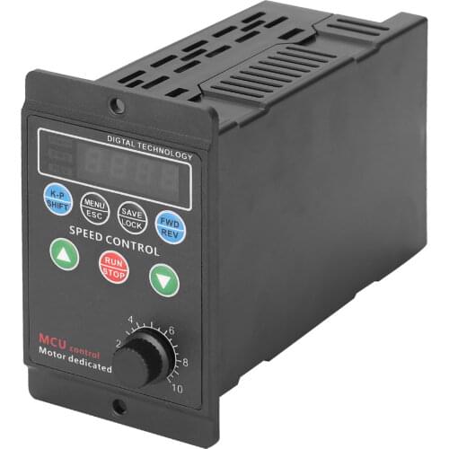 220 V Single-phase Input Three-phase Output Motor Driver Frequency Converter with Four-digit Digital Tube Display T13-750W-12-H