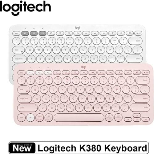 Logitech K380 Wireless Bluetooth Keyboard Portable Multi-Device Keyboard For PC laptop Android IOS Phone Keyboards