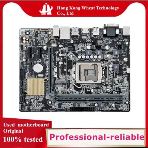 For ASUS H110M-E/M.2 Motherboard Socket LGA 1151 DDR4 SATA3 For Intel H110 Original Desktop Used Mainboard