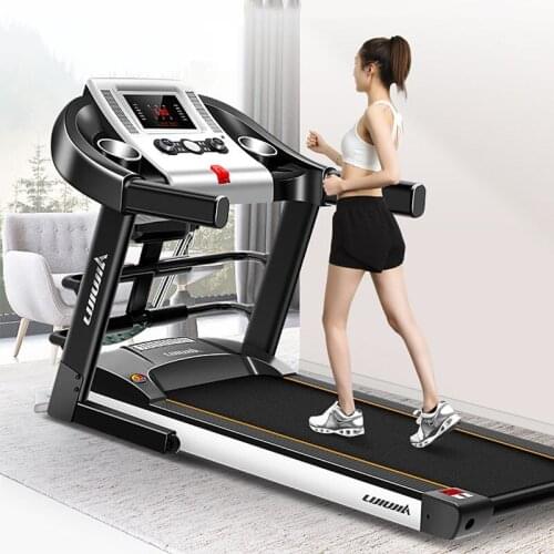 Home Shock Absorption Silent Folding Multifunctional Smart Electric Home Fitness Equipment Treadmill