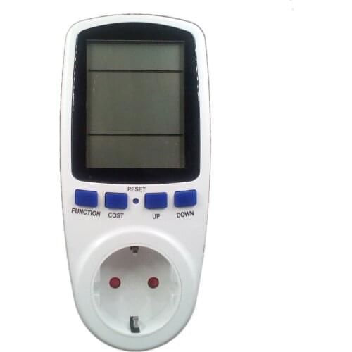 EU Plug Digital Voltage Power Analyzer Monitor Tester Wattmeter Power Energy Meter Automatic Kwh Power Switch 0-9999cost