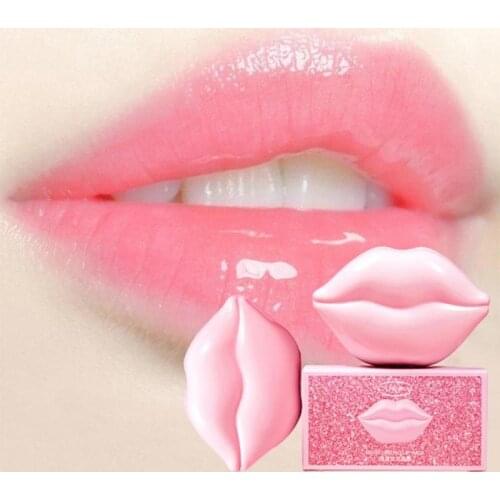 Lip Plumper Crystal Collagen Lip Mask Pads Anti Ageing Moisture Essence Gel Patch Lip Masks Lips Care