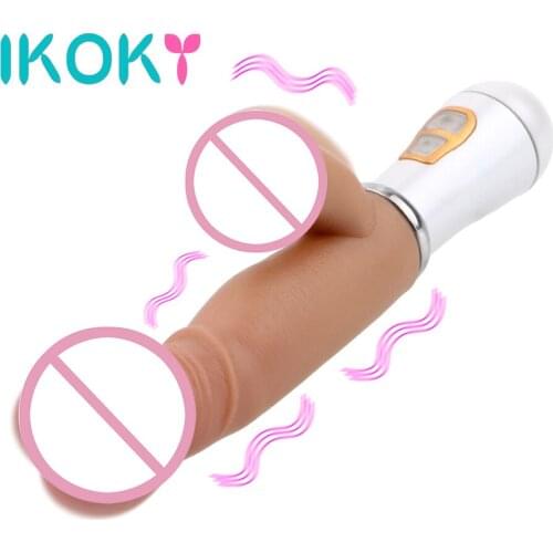 IKOKY G Spot Magic Wand Clit Vibrator Vibrators for Women Sex Toys For Women Dildo Vibrator Adult Toys 12 Frequency