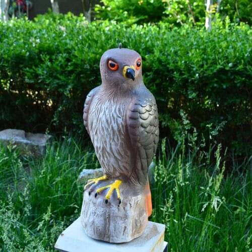 Garden Artificial Eagle Birds Decoy Simulation Model Scarer Repellents Home Crafts Decoration Ornaments Pest Control