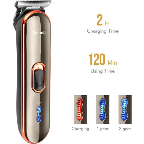 Kemei 110-240V Mens Hair Clipper Electric Hair Clipper Hair Machine USB Trimmer Barber Shop Hairdresser Razor Clipper Tool 40D
