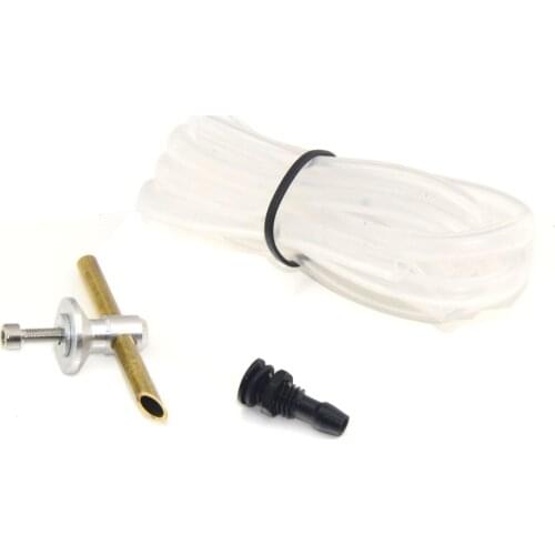 RC Boat Water Cooling Set Inlet + Outlet Mouth/Nipple/Nozzle 3x5mm Transparent Silicone Pipe L1m for Motor/ESC