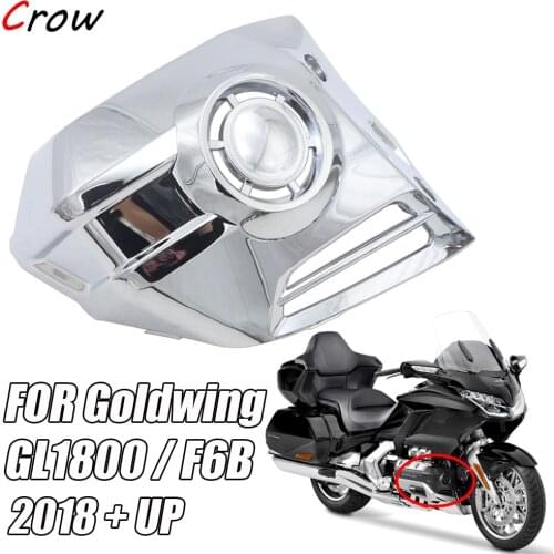 2 pcs chromed motorcycle lower hood cover for For HONDA Goldwing GL1800 GL 1800 F6B 2018 2019 2020 motorcycle accessories