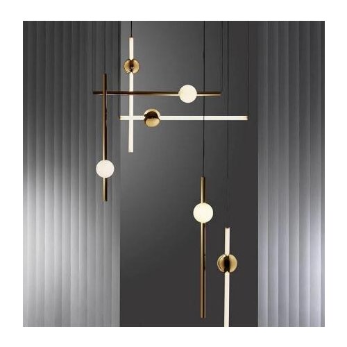 Nordic Pendant Light Round Designer Model House Living Room Restaurant Bar Creative Bedroom Bedside Modern LED Simple Lamp