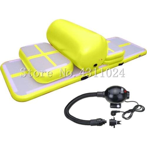 New Color A Set of Small Inflatable Jumping Mat Gymnastic Air Tumble Track Inflatable Sport Airtrack For Gym