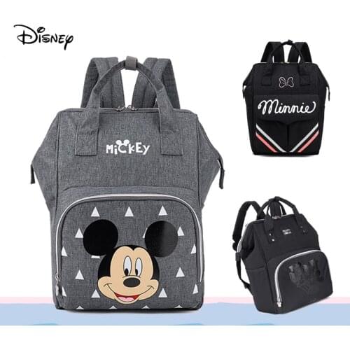 2020 Disney Baby Bag For Mom Diaper Bag Maternity Changing Bag With Hooks Mickey Minnie Mouse Bag For Mom Travel Nursing Bag