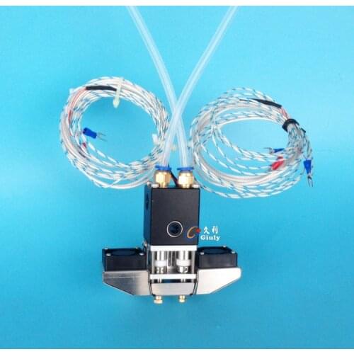 UM2+ 3D printer Ultimaker2+ complete print head hot end kit all metal printing head double head