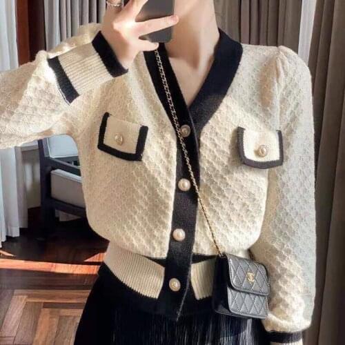 WTIANYUW Women Cardigans Sweater V Neck Solid Loose Knitwear Single Breasted Casual Knit Cardigan Outwear Winter Jacket Coat