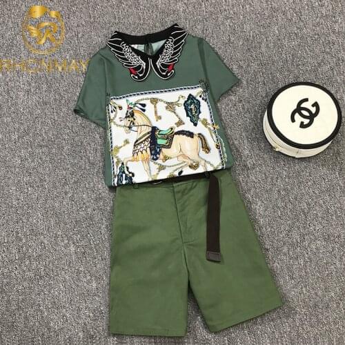 2021 With Belt Plus Size Womens Summer Casual Pants Sets Vintage Print Ladies Nice Short Sleeved Blouses + Shorts Pants Suits