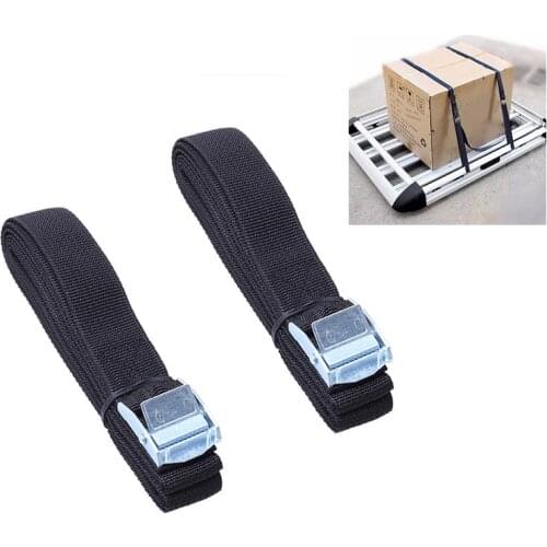 2Pcs Lashing Straps With Buckle Nylon Straps Tie Down Car Roof Rack Luggage Straps Kayak Canoe Hammock Carrier Belt