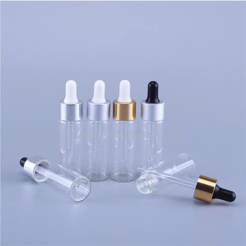 200pcs 30ML Portable Liquid Drop Pipette Essential Oil Glass Bottle Travel Pot Aromatherapy Container Eye Dropper Makeup