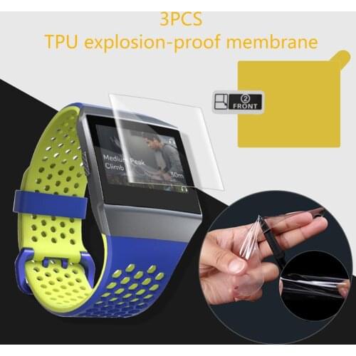 New Arrival 3Pcs High Clear TPU Explosion-proof Screen покровитель Membrane for Fitbit Ionic