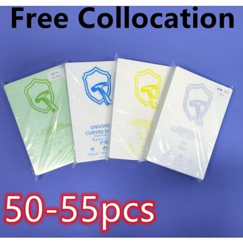 50-55pcs HD Hydrogel Film For All Phone Protecting Film Cutting Machine Matte/Anti Blue-Ray/Greenray TPU LCD Screen Protector