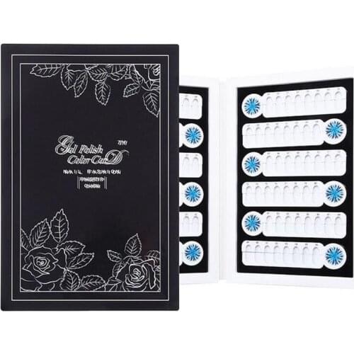 96 Colors High-grade False Nail Color Book Display Detachable Nail Art Gel Polish Color Card Palette Manicure Tool 20#1122