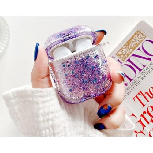 Liquid Quicksand Glitter Earphone Case for Apple AirPods1 / 2 Pro 3 Headphone Silicone Cover Wireless Bluetooth Headset Case