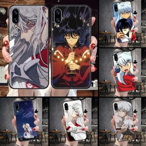 Anime Inuyasha Phone Case For Huawei Honor 6A 7A 7C 8A 8X 8 9 9X 10 10i 20 Lite Pro black art bumper luxury prime fashion cover
