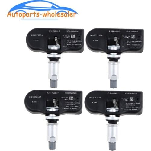 4 pcs/lot For Audi Volkswagen 1K0907255A TPMS Tire Pressure Sensor 315MHZ 1K0907253D/1K0998275/1K090761 TPMS Sensor Auto Parts