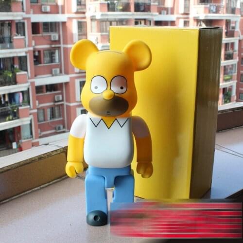Hot Sale Bears brick The Simpons Father 400% Large Size Decoration Doll 28cm W/ Retail Box