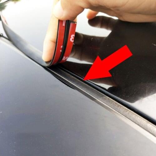 Adhesive Rubber T Shape Sealing Strip Roof Windshield Sealant Protector Seal Strip Stickers For Corolla CRV RAV4 Camry Silverado