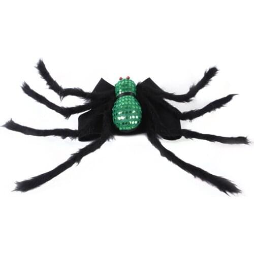 Costume Spider Clothes Role Playing Pet Sequined Furry Creative Holiday Ornament Giant Halloween Dog Cat Cosplay Clothing