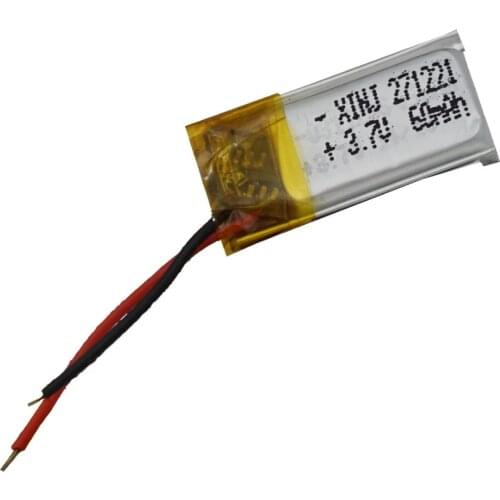 XINJ 3.7V 60 mAh Li Lithium Polymer li-po Battery cell 271221 For MP3 headphones bluetooth 3D glasses Record pen speaker watch