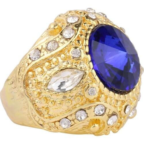 Mens rings and large red gem antique rings for male female retro texture engraving model wholesale lover rings