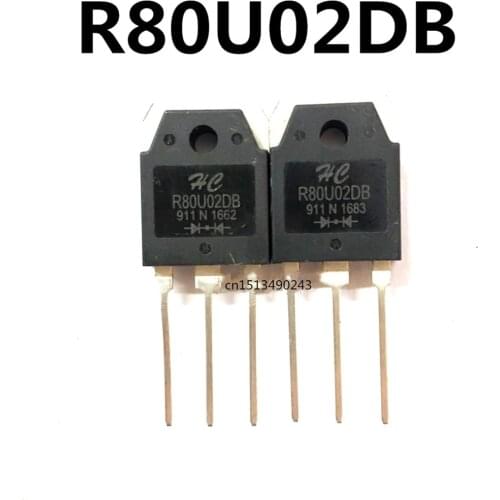 Original 5PCS/lot R80U02DB 80A/200V TO-3P