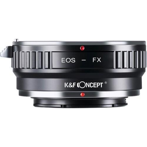 K&F CONCEPT For EOS-FX Camera Lens Adapter Ring for Canon EOS EF/EFS Mount lens to for Fujifilm X Mount Fuji X-Pro1 XPro1 X