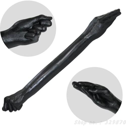 Super Long Fist Dildo 65cm Big Fisting Black Double Ended Dildo Sex Toys For Woman Lesbian Conslador Huge Anal Dildo Big Penis