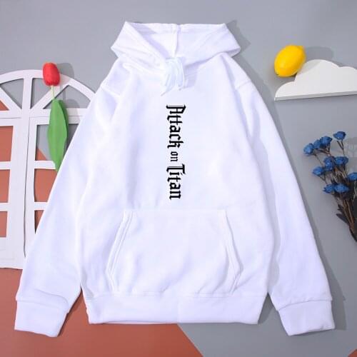 Anime Attack on Titan Women Hooded Sweatshirt Japanese Manga Pullover Autumn New Casual Female Clothing Korean Street Women Tops