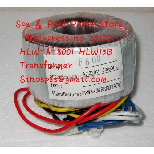 Transformer F60D PCB SPA MONALISA Chinese brand for China hot tub controller Pack HLW-A-8001 HLW15B Jazzi,winer,Monalisa spa