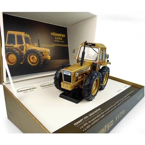 UH6211 1:32 Ford County 1174 Gold version - 50th anniversary County Model TRACTOR toy