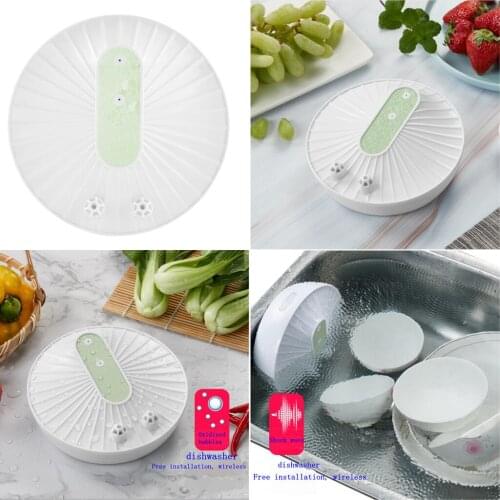 Plastic Mini Ultrasonic Dishwasher Multifunction Vegetable Fruit USB Smart Dishwasher Portable & Countertop Dishwashers