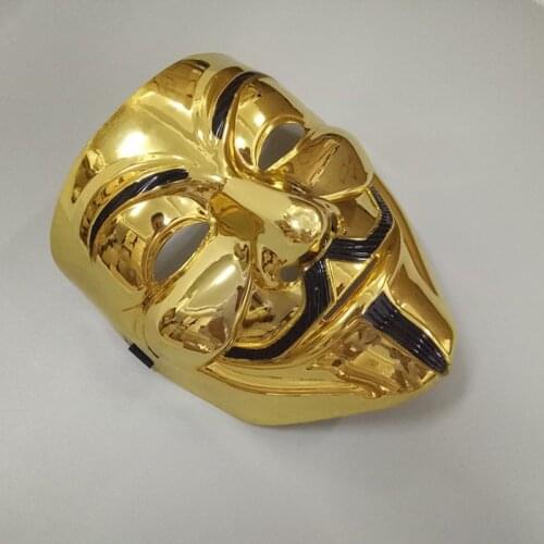 Party Cos Masks V for Vendetta Adult Mask Anonymous Guy Fawkes Halloween Masks Adult Accessory Party Cosplay Hotsale