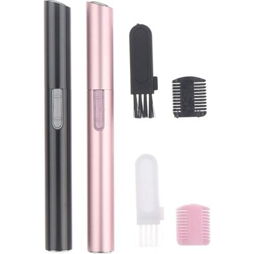1 Set Practical Electric Face Eyebrow Scissors Hair Trimmer Mini Portable Women Razor Epilator 2 Colors Makeup Tools